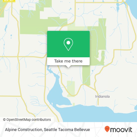 Alpine Construction map