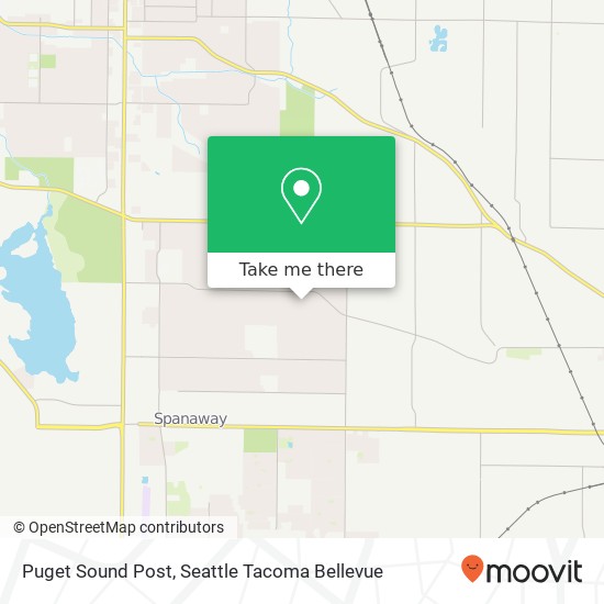 Mapa de Puget Sound Post, 16108 17th Avenue Ct E