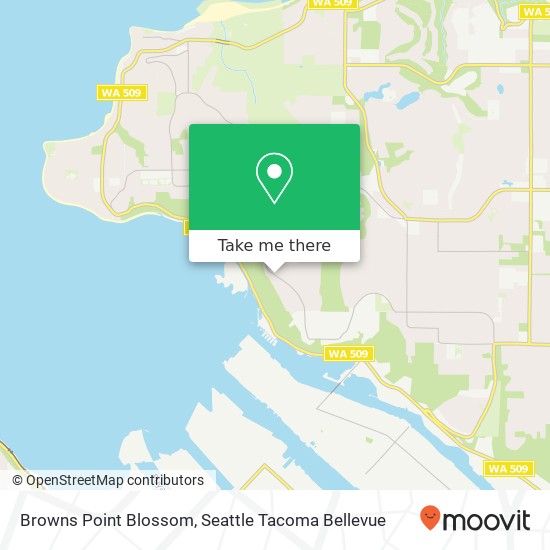 Browns Point Blossom, Tacoma, WA 98422 map