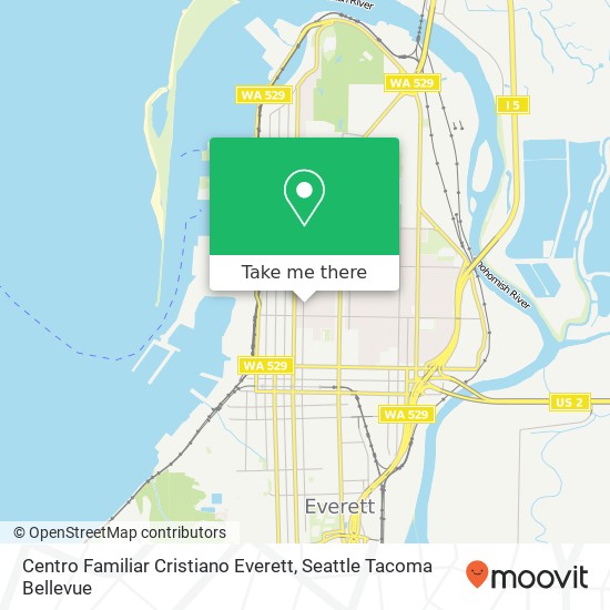 Mapa de Centro Familiar Cristiano Everett, 2201 Wetmore Ave
