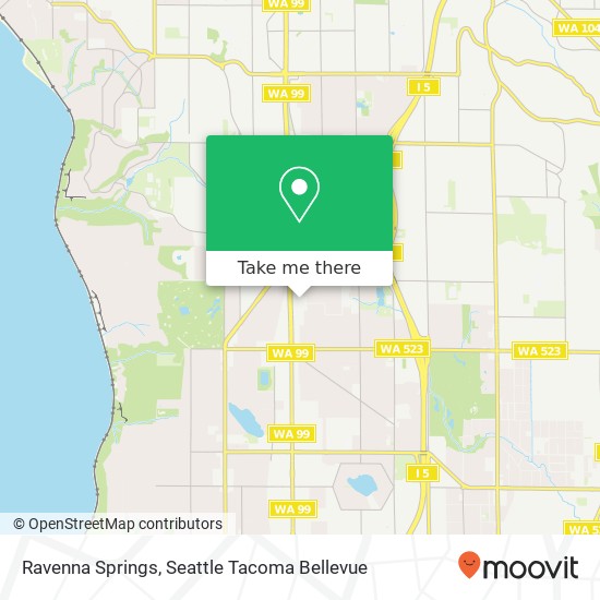 Ravenna Springs, Shoreline, WA 98133 map