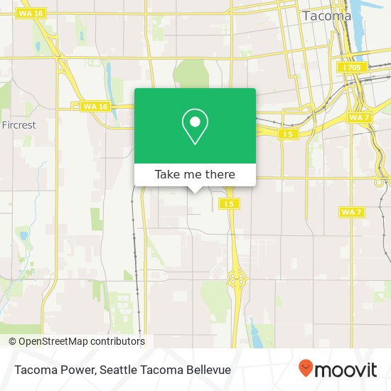 Tacoma Power map