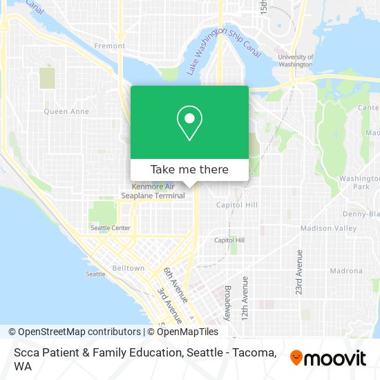 Scca Patient & Family Education map