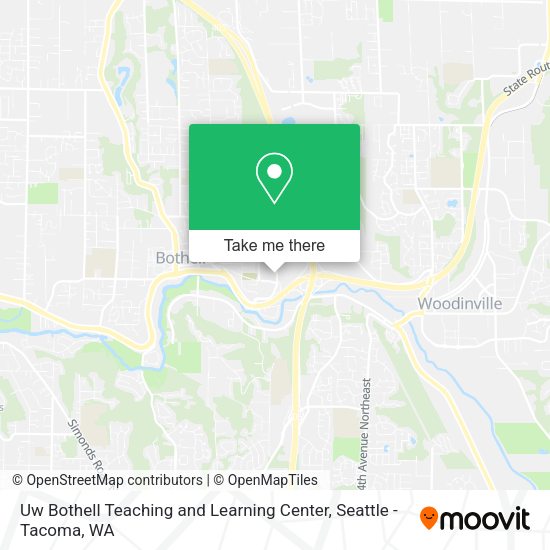 Uw Bothell Teaching and Learning Center map