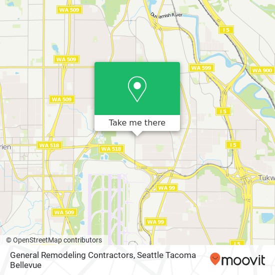 General Remodeling Contractors map