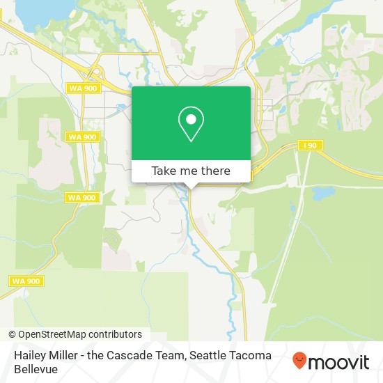 Mapa de Hailey Miller - the Cascade Team, Front St S