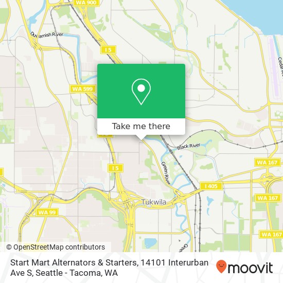 Start Mart Alternators & Starters, 14101 Interurban Ave S map