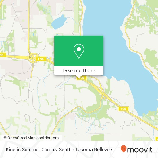 Mapa de Kinetic Summer Camps, 17014 SE Newport Way