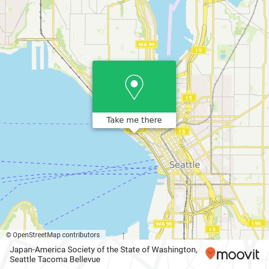 Mapa de Japan-America Society of the State of Washington, 2200 Alaskan Way