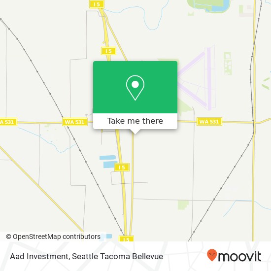 Mapa de Aad Investment, 3813 168th St NE
