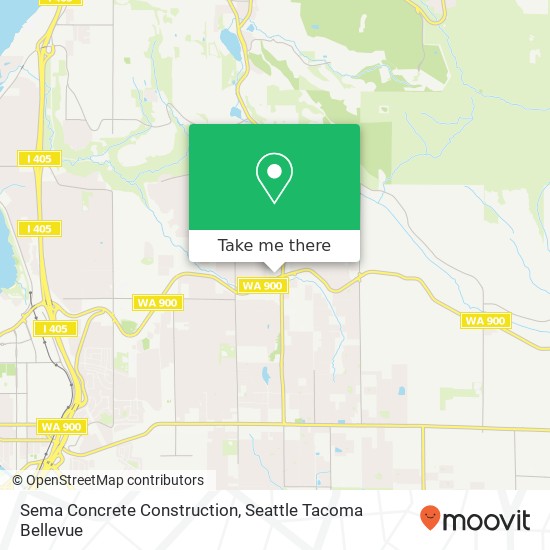 Mapa de Sema Concrete Construction, NE Sunset Blvd