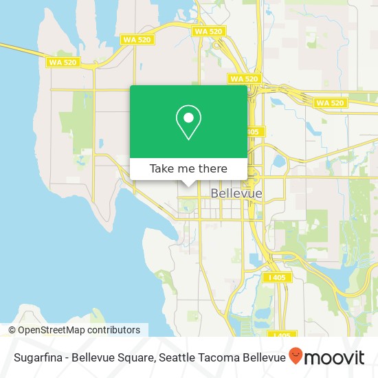 Sugarfina - Bellevue Square, 233 Bellevue Sq map