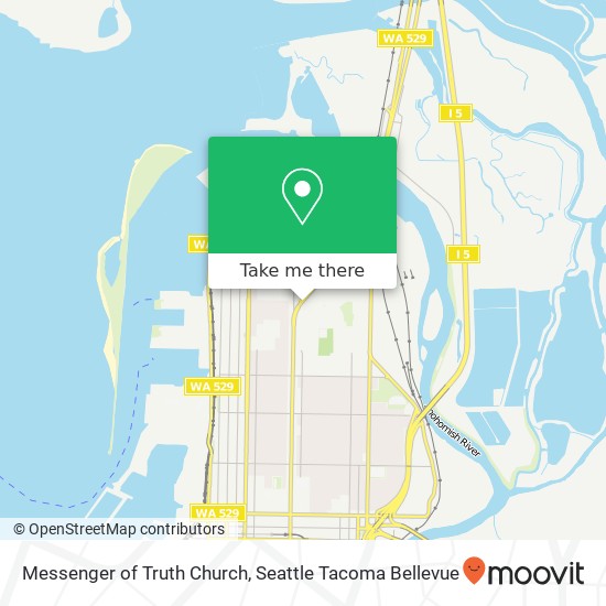 Mapa de Messenger of Truth Church, 1001 N Broadway