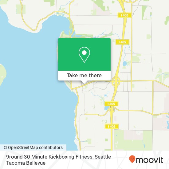 9round 30 Minute Kickboxing Fitness, 314 Central Way map