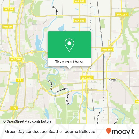 Mapa de Green Day Landscape, S 239th St