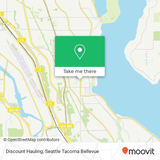 Mapa de Discount Hauling, Rainier Ave S