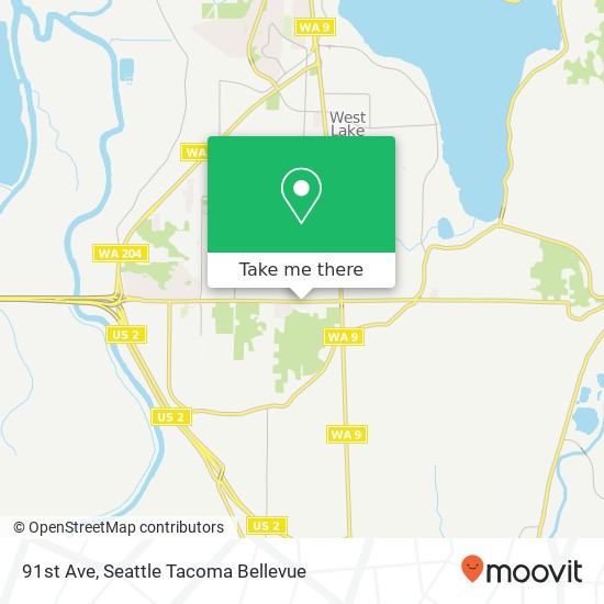 Mapa de 91st Ave, Lake Stevens, WA 98258