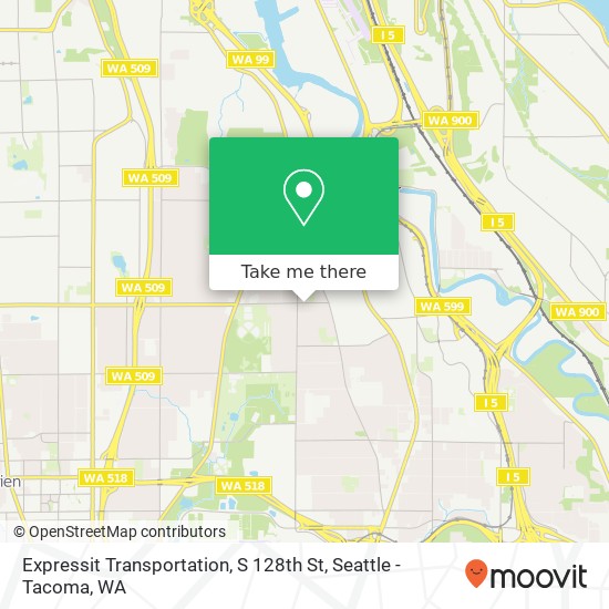 Mapa de Expressit Transportation, S 128th St