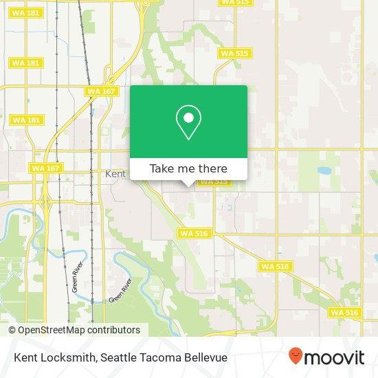 Kent Locksmith, 9911 S 247th Pl map