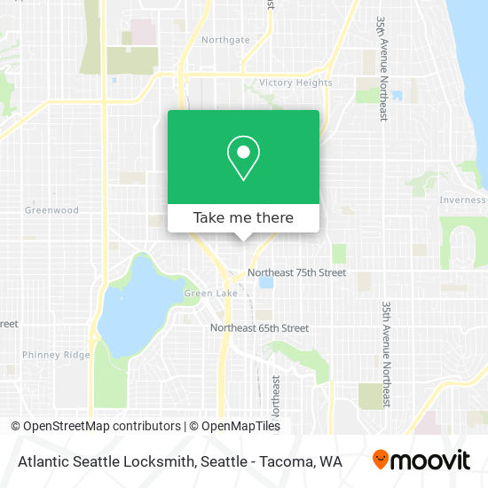 Mapa de Atlantic Seattle Locksmith