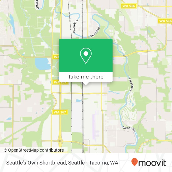 Mapa de Seattle's Own Shortbread