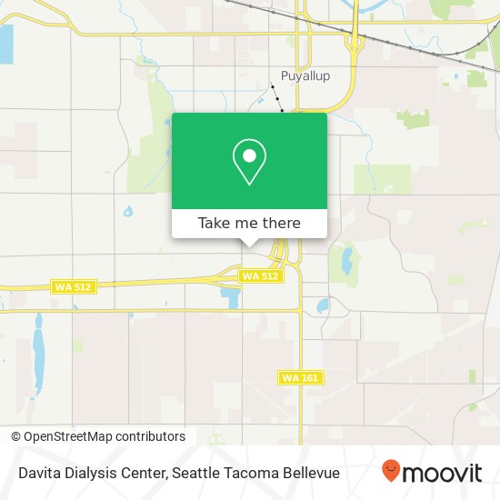 Mapa de Davita Dialysis Center, 802 30th Ave SW