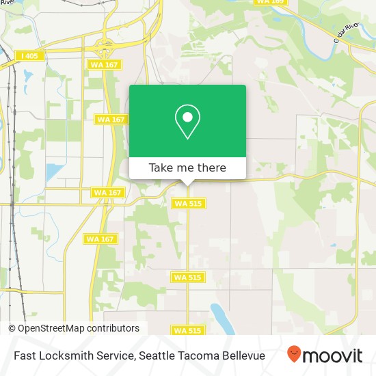 Fast Locksmith Service, 17701 108th Ave SE map