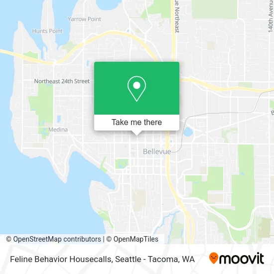 Mapa de Feline Behavior Housecalls