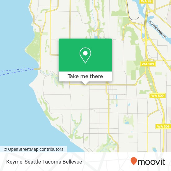 Keyme, 9620 28th Ave SW map