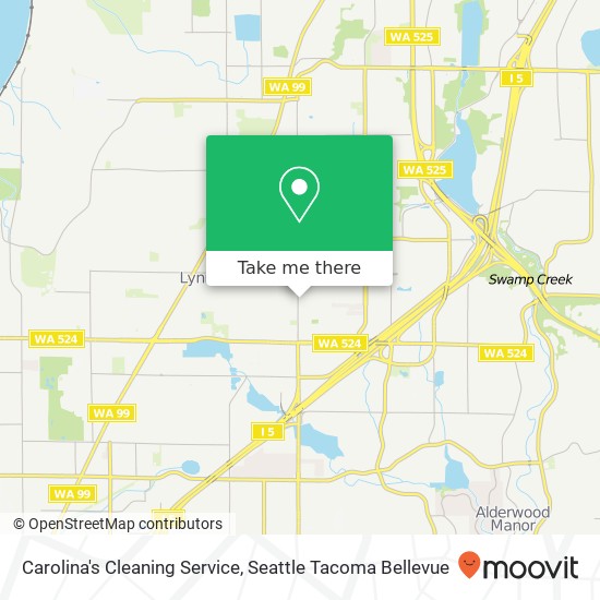 Mapa de Carolina's Cleaning Service, 44th Ave W