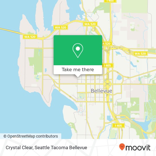 Mapa de Crystal Clear, 100th Ave NE