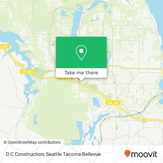 Mapa de D C Construction, 3633 7th Ave SW