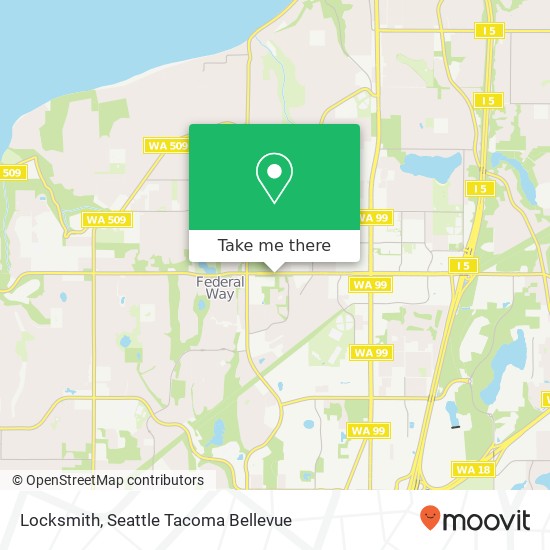 Locksmith, 333 S 320th St map