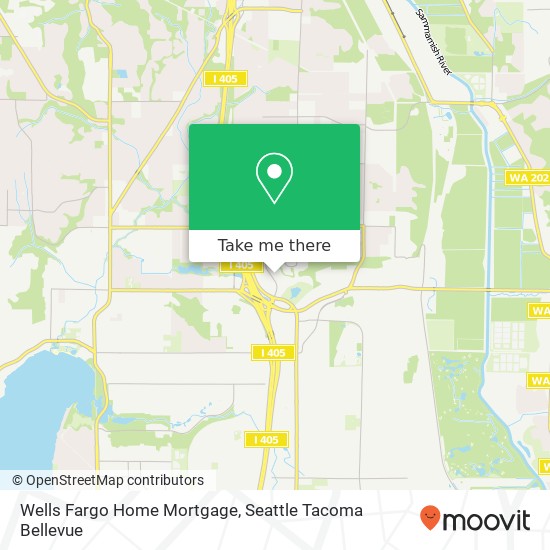 Wells Fargo Home Mortgage, 12560 120th Ave NE map