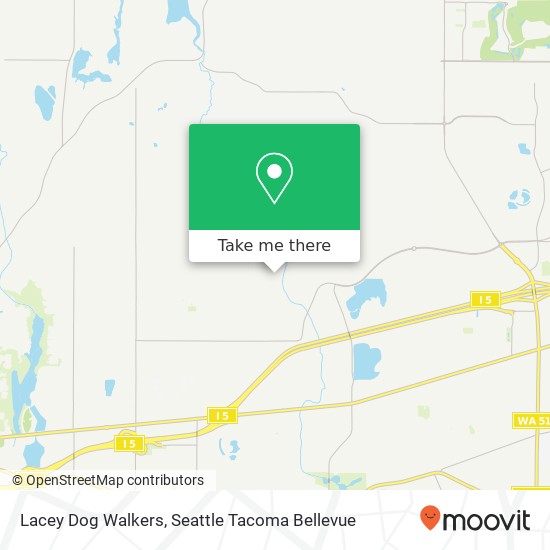 Mapa de Lacey Dog Walkers, Covington Ct NE
