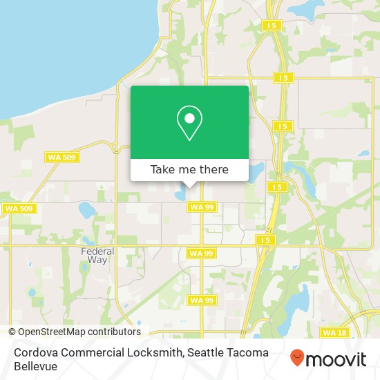 Mapa de Cordova Commercial Locksmith, 30853 14th Ave S