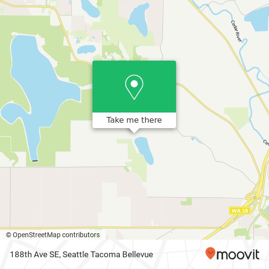 Mapa de 188th Ave SE, Renton, WA 98058