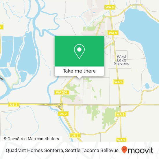 Quadrant Homes Sonterra map