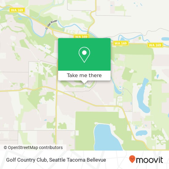 Golf Country Club, 17124 151st Ave SE map