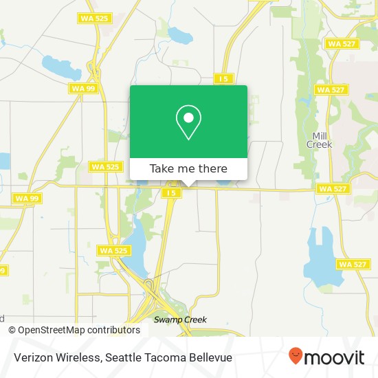 Verizon Wireless, 1400 164th St SW map