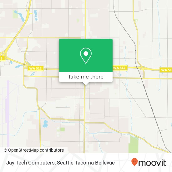 Mapa de Jay Tech Computers, 11457 Pacific Ave S