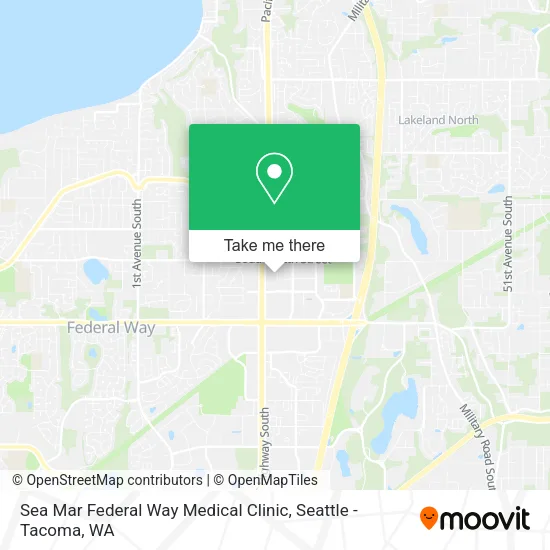 Sea Mar Federal Way Medical Clinic map