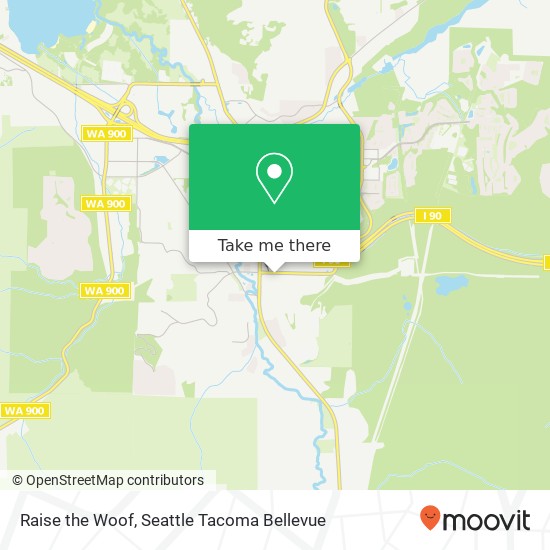 Raise the Woof, E Sunset Way map