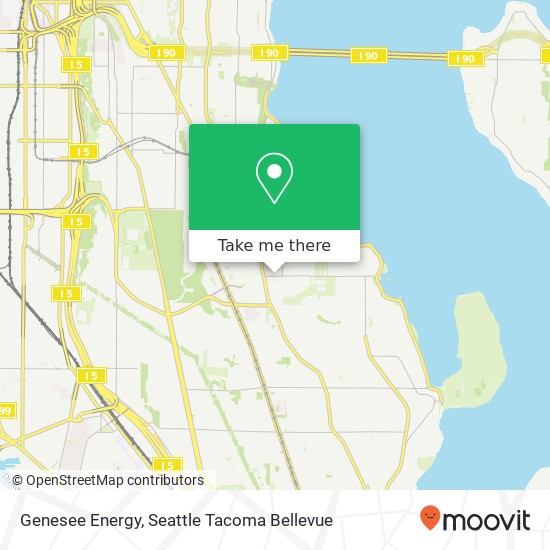 Mapa de Genesee Energy, 3616 S Genesee St