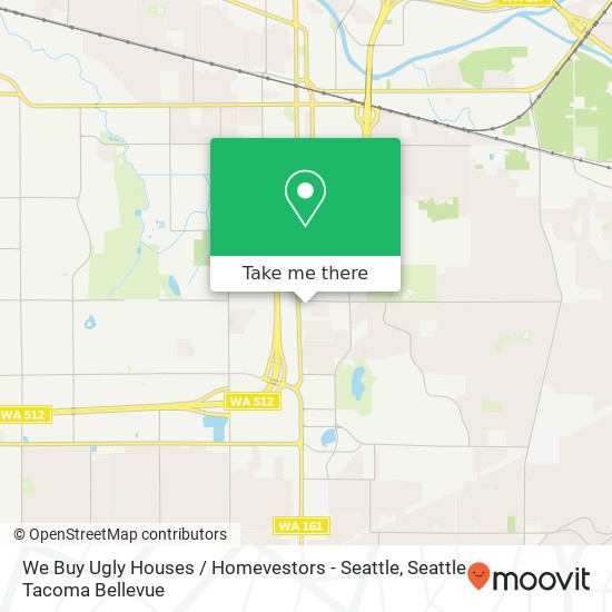 Mapa de We Buy Ugly Houses / Homevestors - Seattle, 23rd Ave SE