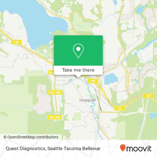 Mapa de Quest Diagnostics, 735 NW Gilman Blvd