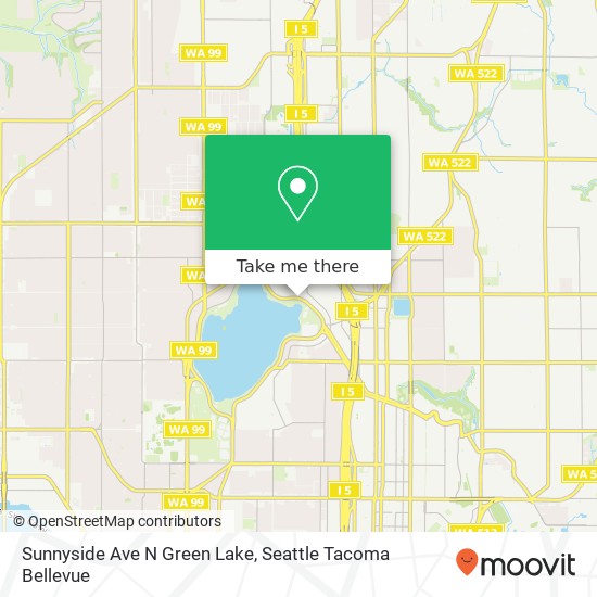 Sunnyside Ave N Green Lake, Seattle, WA 98103 map