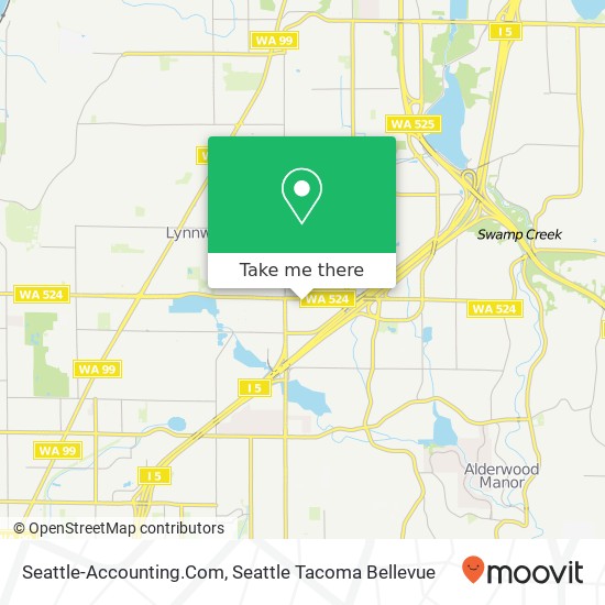 Mapa de Seattle-Accounting.Com, 4200 196th St SW