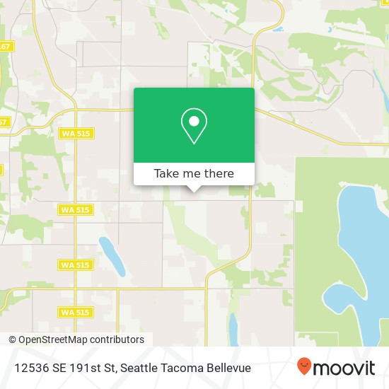 12536 SE 191st St, Renton, WA 98058 map