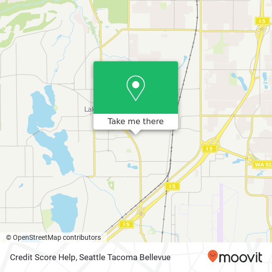 Mapa de Credit Score Help, Diamond Blvd SW